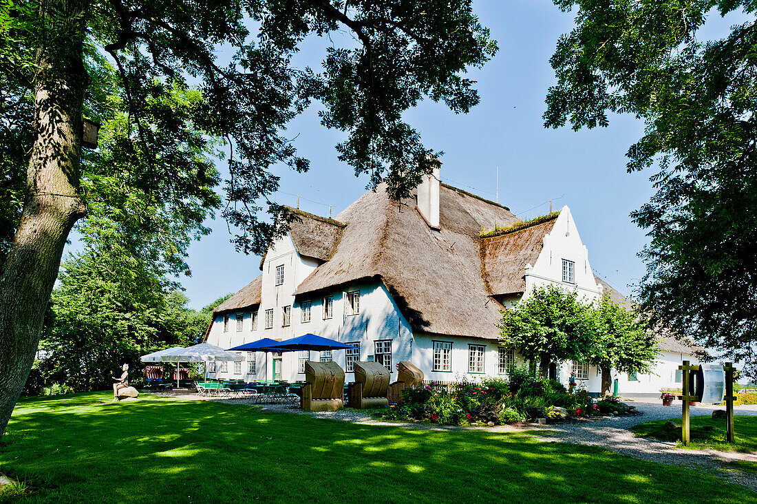 Restaurant Roter Haubarg in Witzwort, Husum, Nordfriesland, Schleswig-Holstein, Deutschland