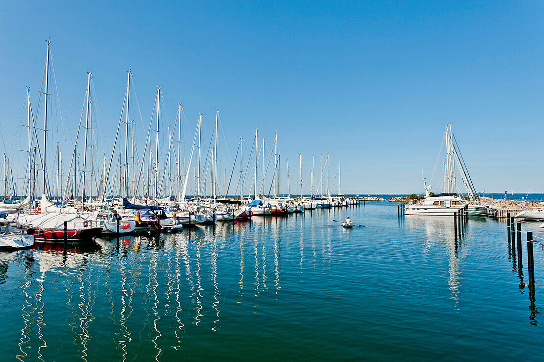 Yachthafen Gelting, Ostsee, Schleswig-Holstein, Deutschland