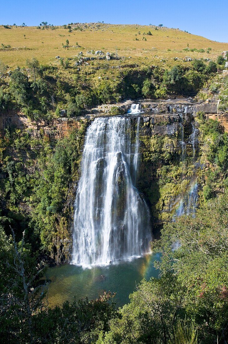 Africa, South Africa, Mpumalanga province (Eastern Transvaal), Panoramic Route, Blyde River Canyon, the Lisbon Falls