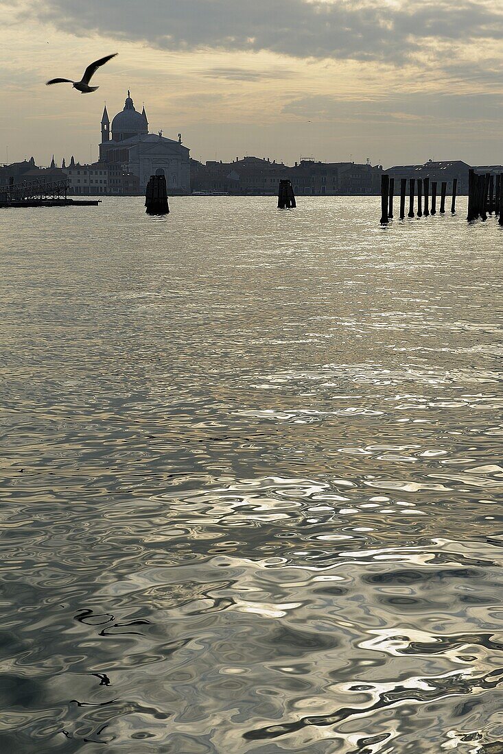 Italy, Venice, Lagoon, Church San Giorgio Maggiore