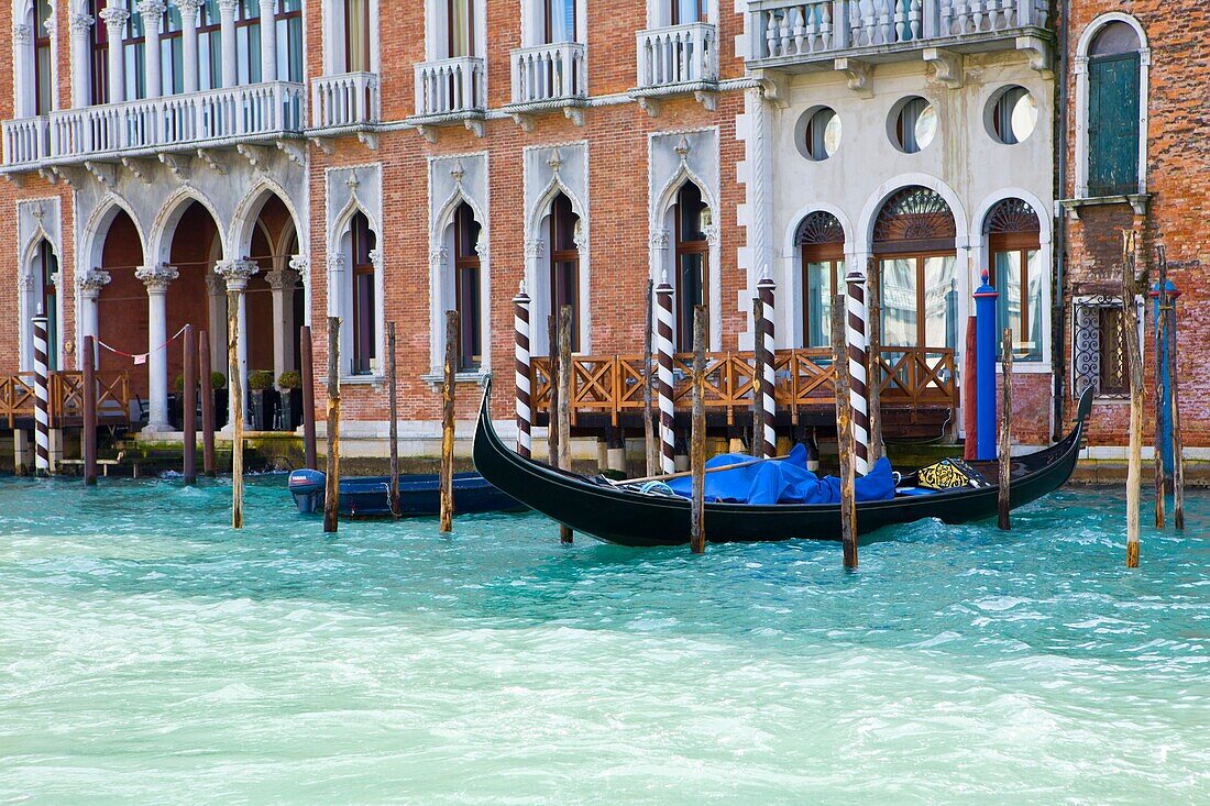 Italy, Venice, Gondola in the canals