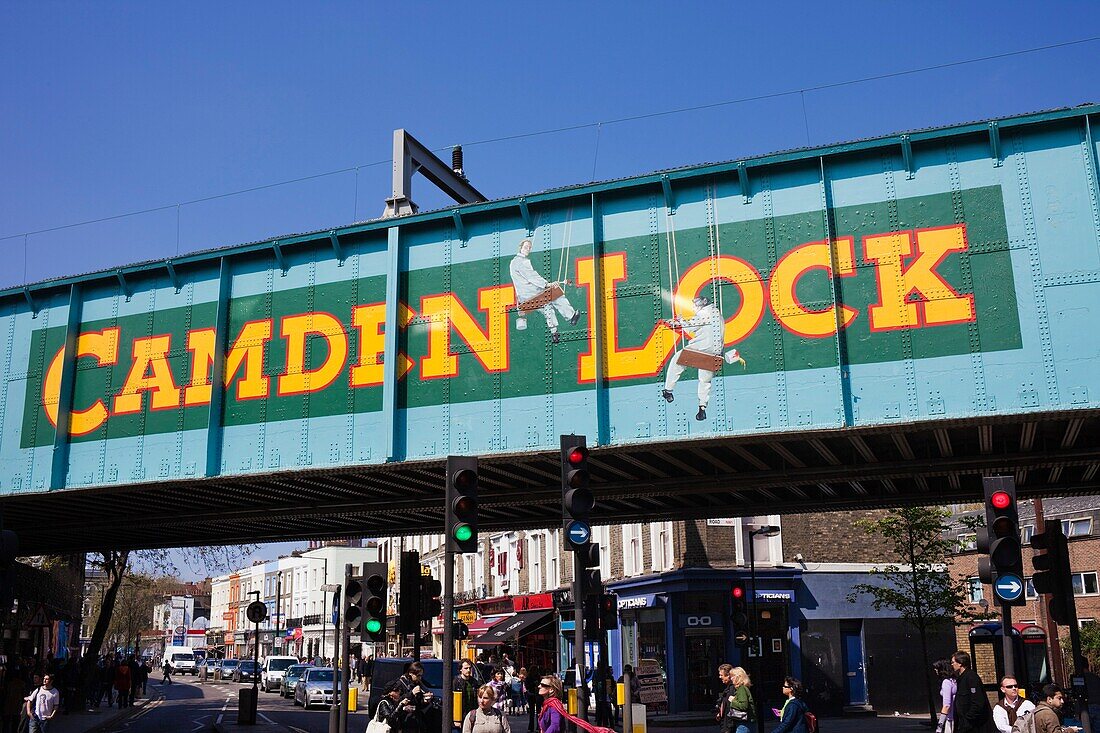 England,London,Camden,Camden Lock Sign