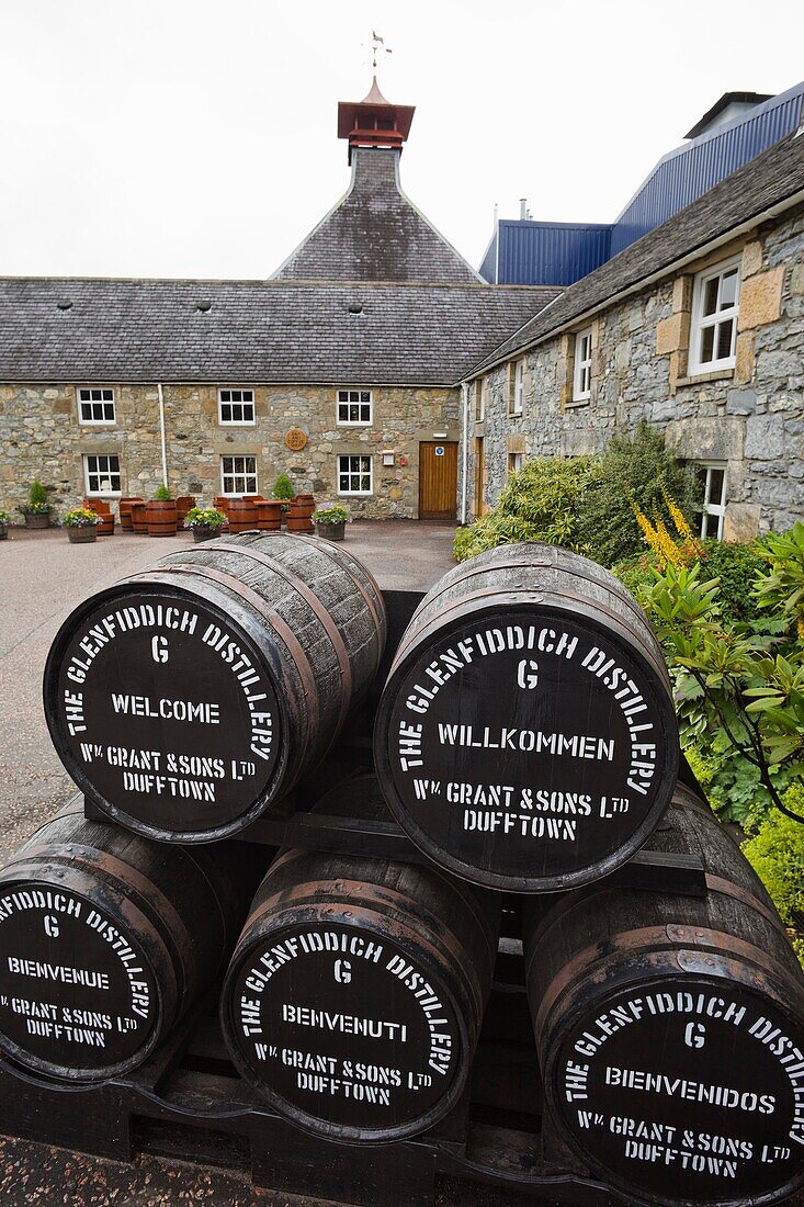 Scotland,Speyside,Dufftown,Glenfiddich Whiskey Distillery