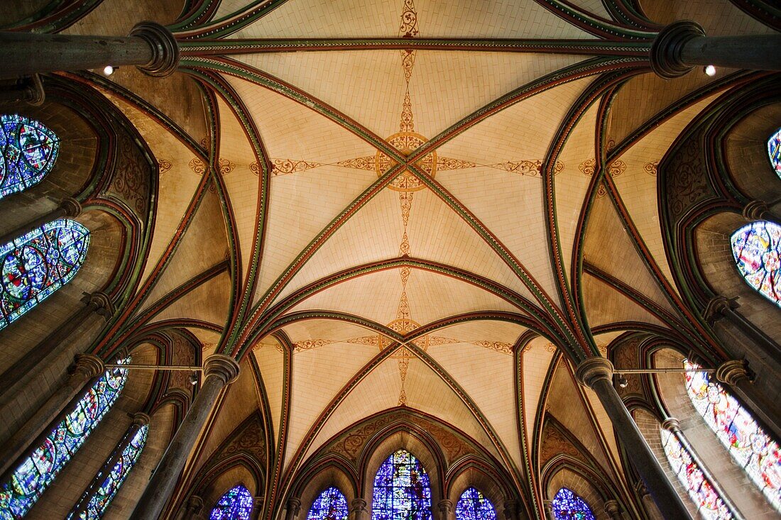 England,Wiltshire,Salisbury Cathedral,Trinity Chapel Roof