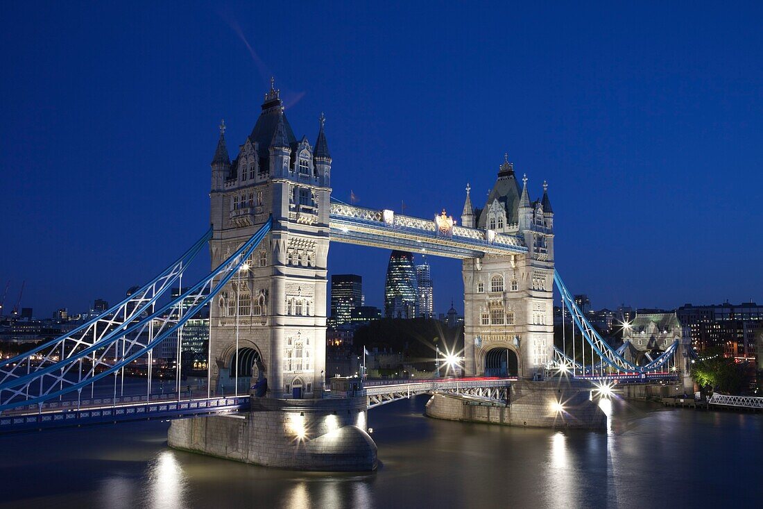 England,London,Tower Bridge and River Thames