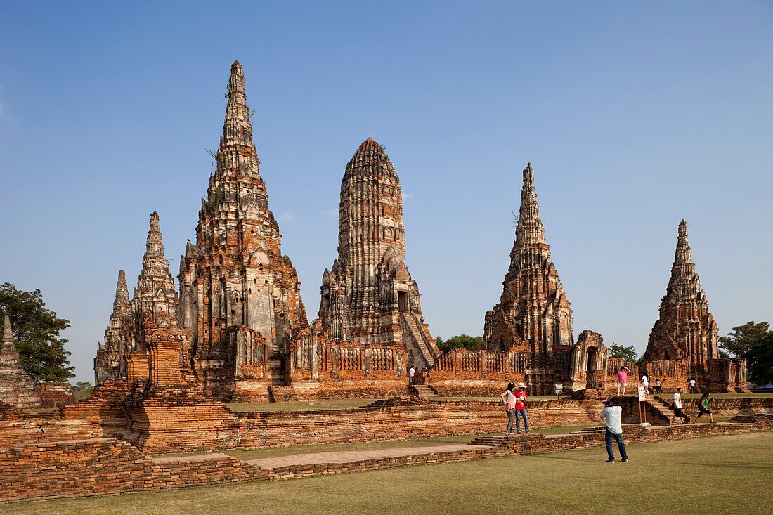 Thailand,Ayutthaya,Ayutthaya Historical Park,Wat Chai Wattanaram