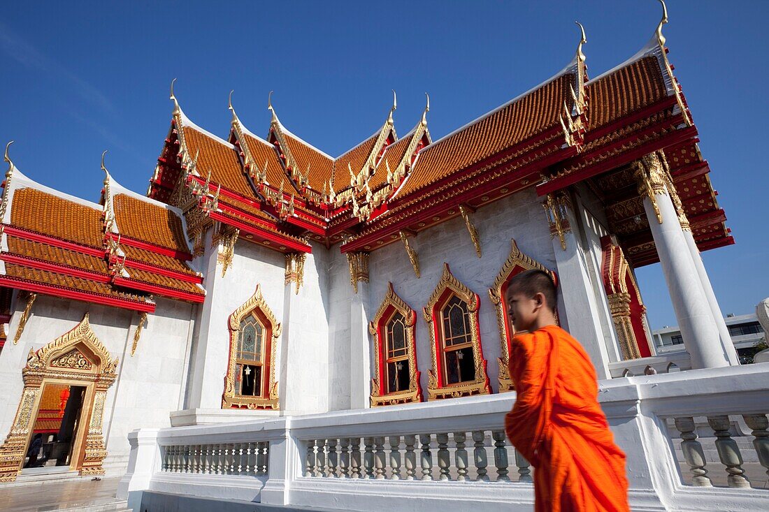 Thailand,Bangkok,Marble Temple,Wat Benchamabophit