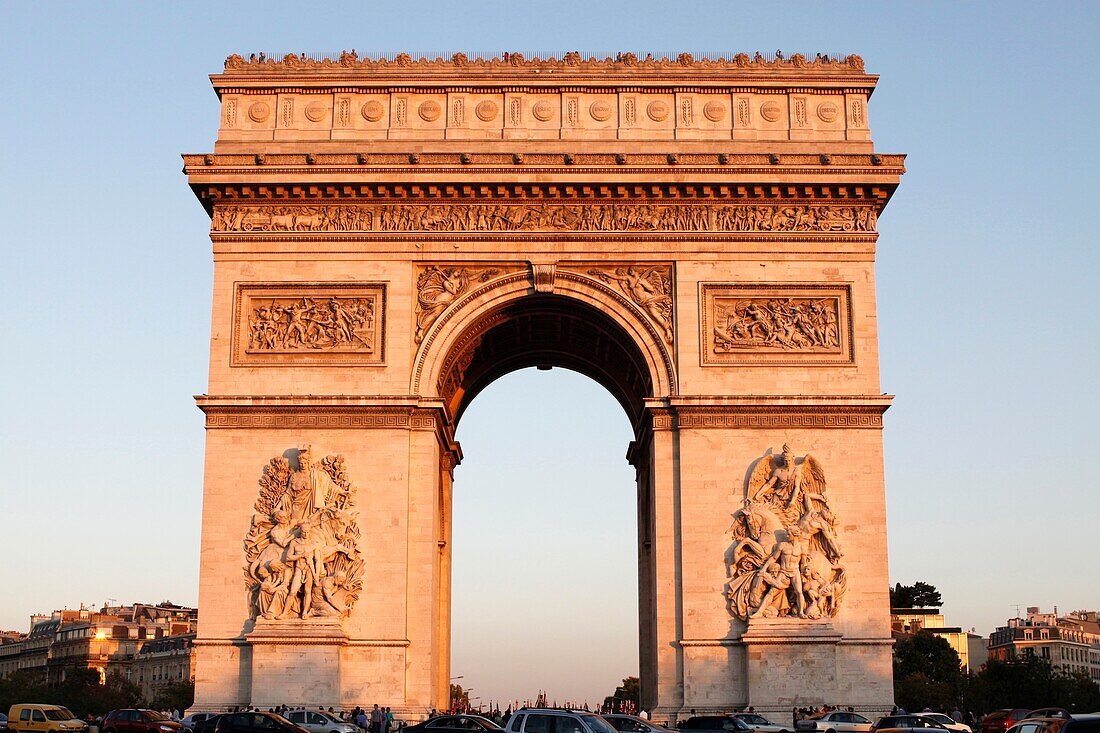 Arc de Triomphe (Arch of Triumph) Paris. France.