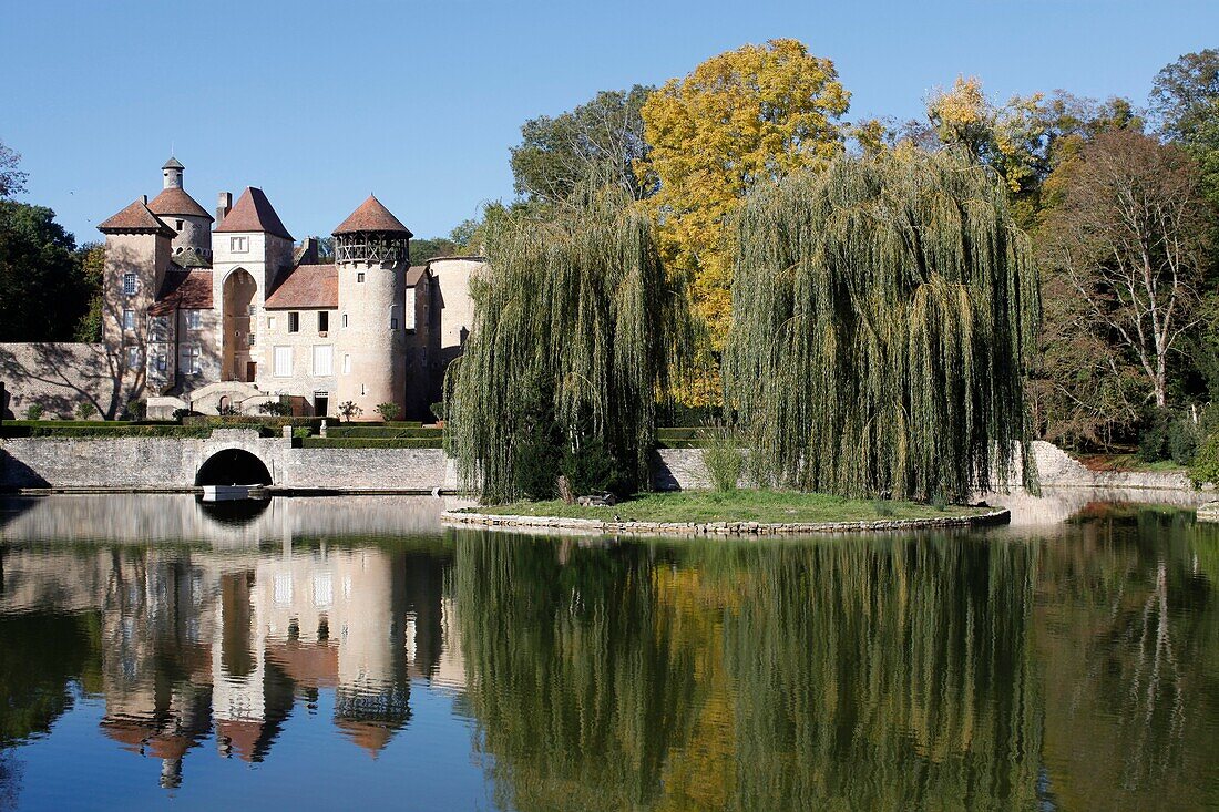 Sercy castle (15th century) France.