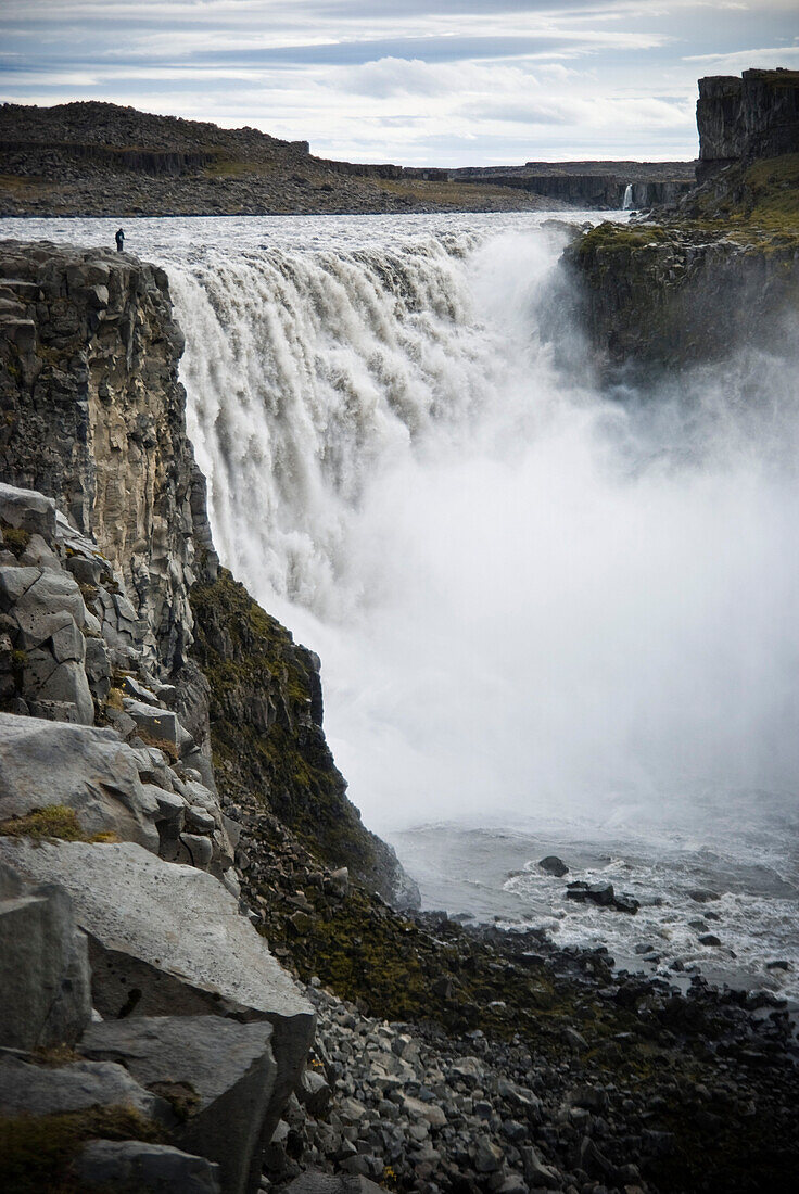 Dettifoss, Largest Waterfall in Europe, Jokulsargljufur National Park, Iceland
