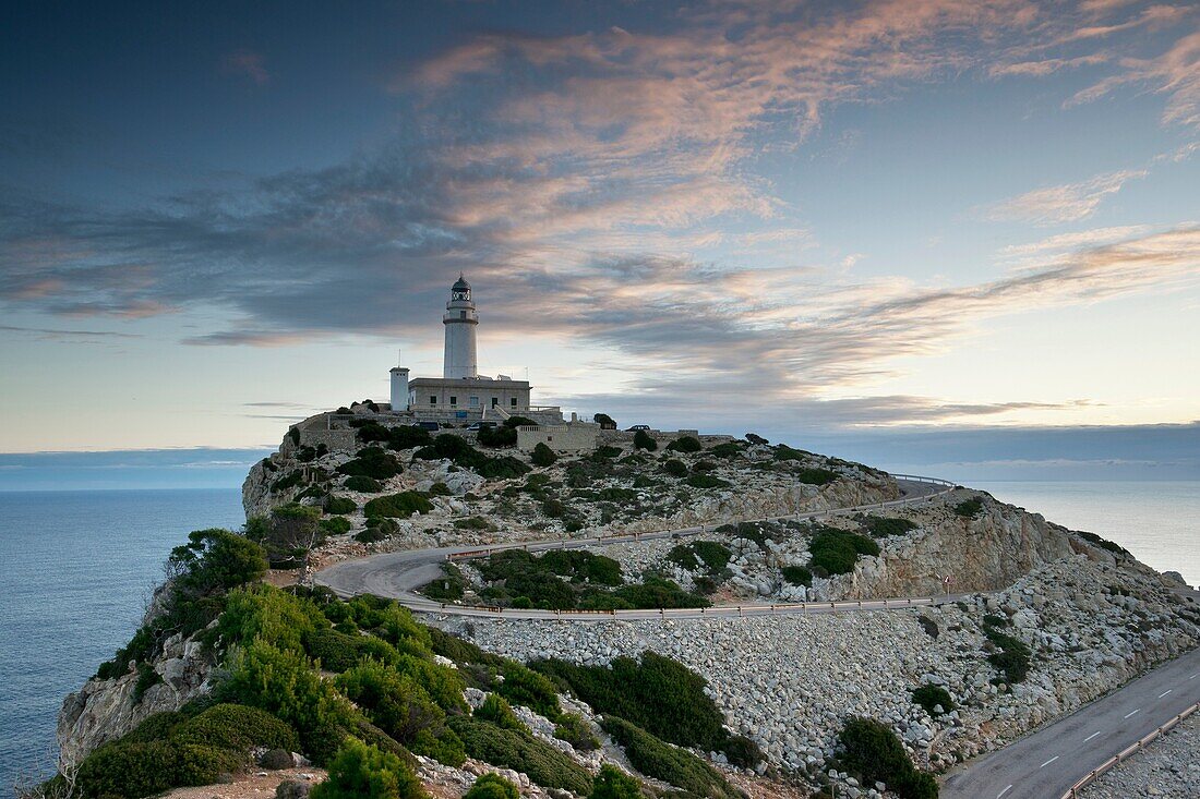 Leuchtturm von Formentor Formentor Halbinsel Pollença Sierra de Tramuntana Mallorca Spanien Balearen