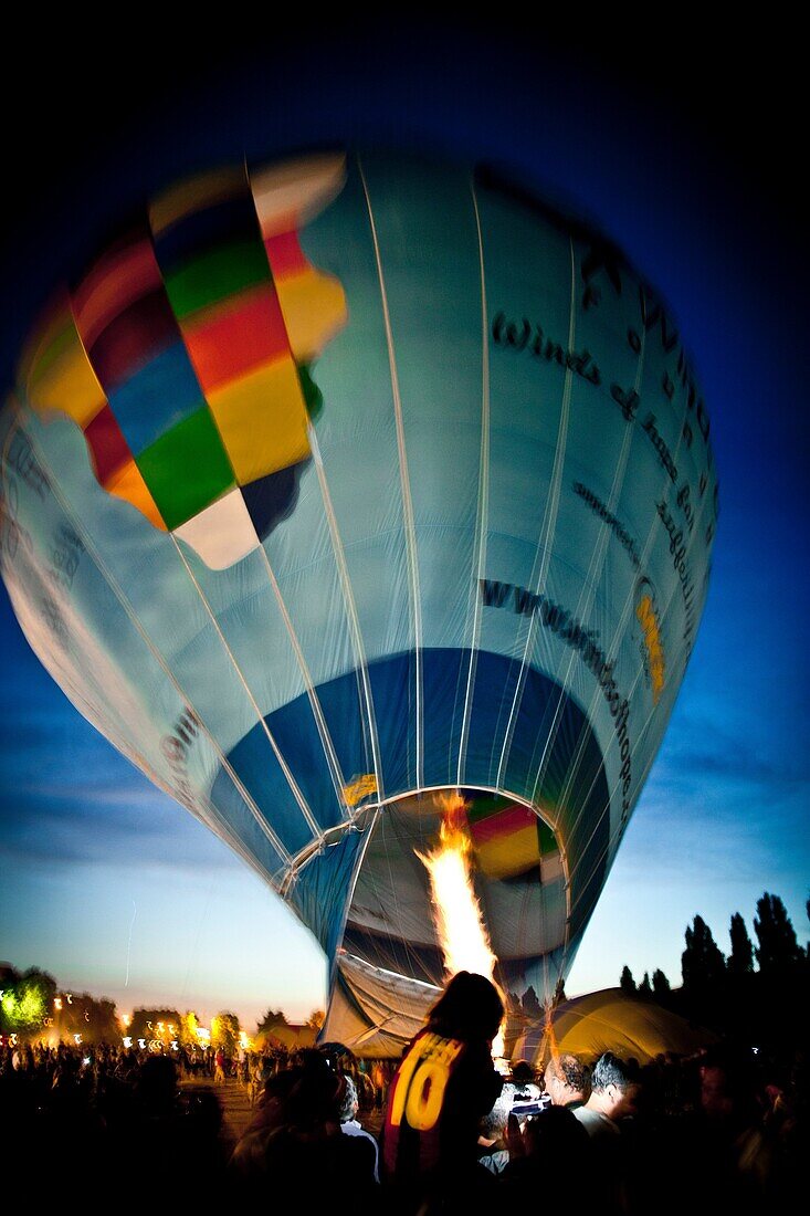 Air balloon Festival in Igualada, Barcelona, Spain