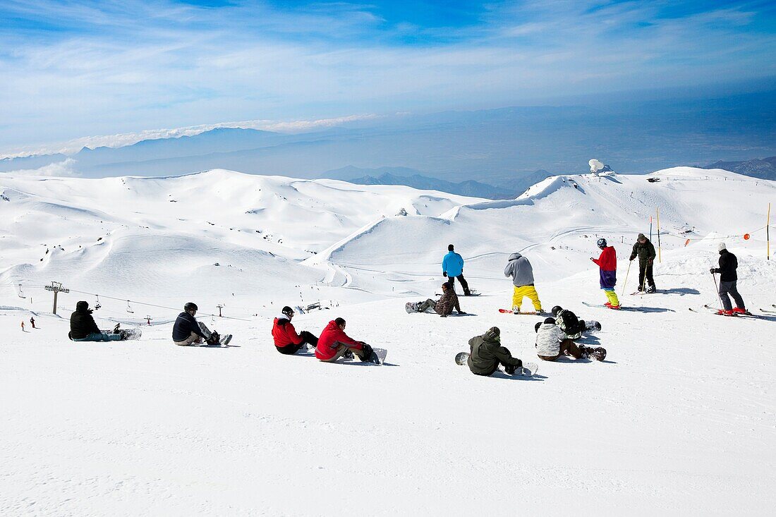 Sierra Nevada ski resort, Granada province, Andalusia, Spain.