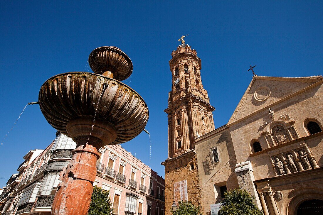 Collegiate Church of San Sebastian, Antequera, Malaga Province, Andalusia, Spain.