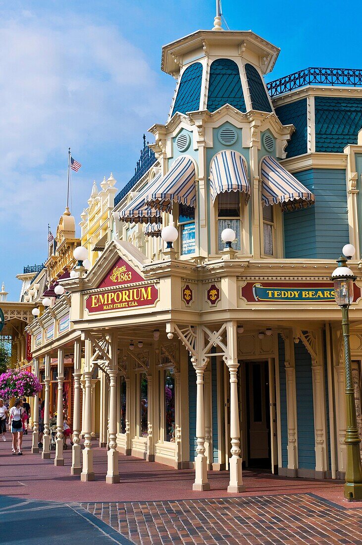 Main Street U S A , Magic Kingdom, Walt Disney World, Orlando, Florida USA