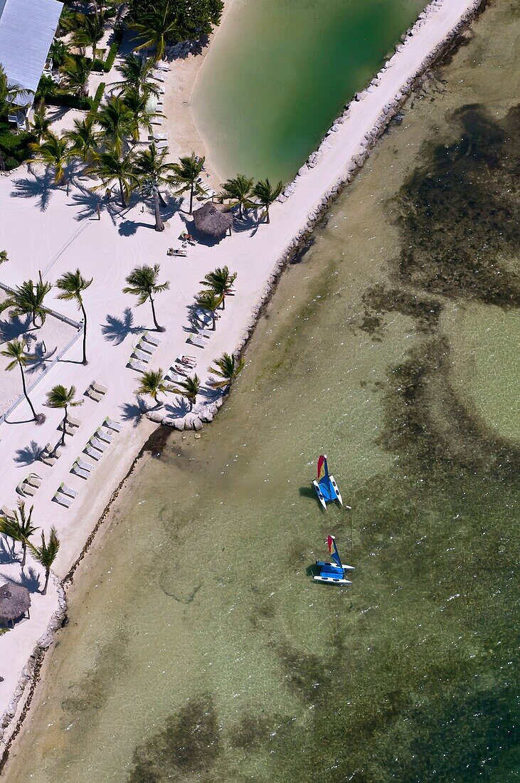 Aerial View, Cheeca Resort and Lodge, Islamorada Key, Florida Keys, Florida USA
