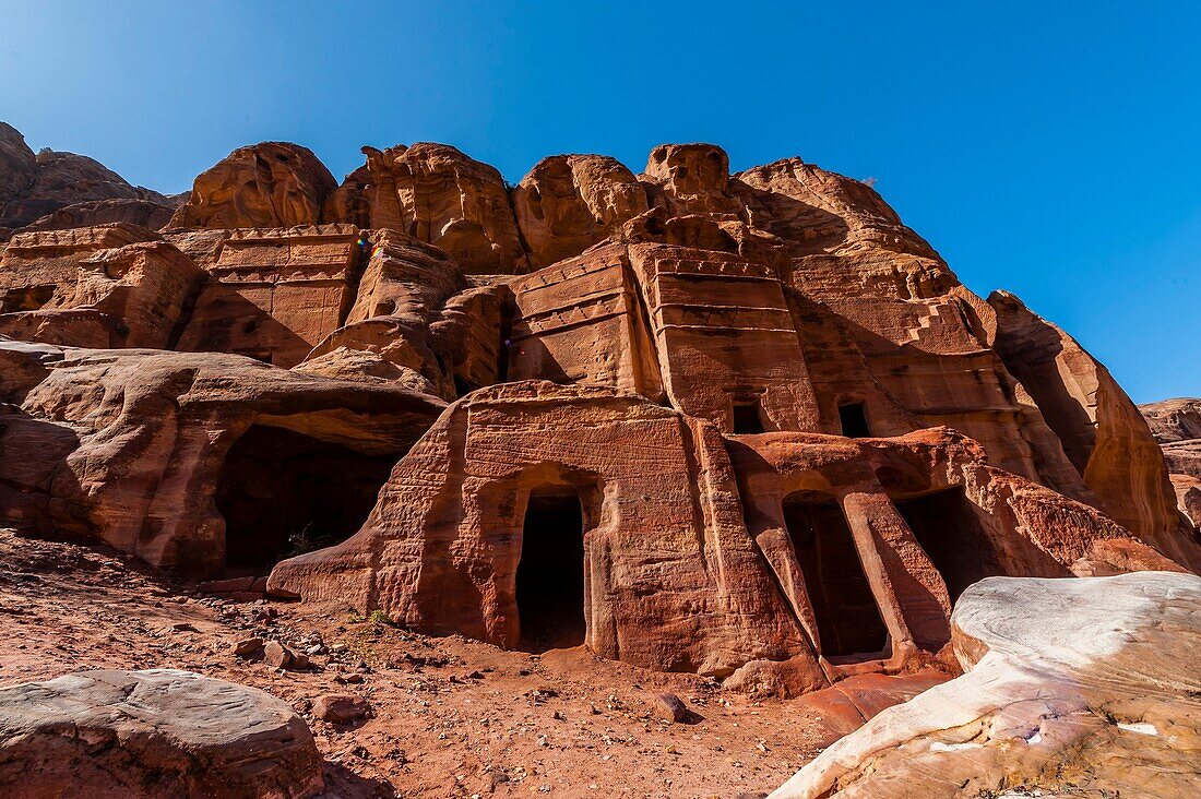 Tombs, Petra Archaeological Park, Petra, Jordan