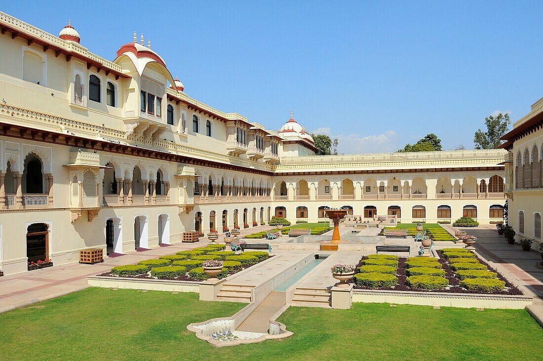 India, Rajasthan, Jaipur, Rambagh Palace – License image – 70405260 ...