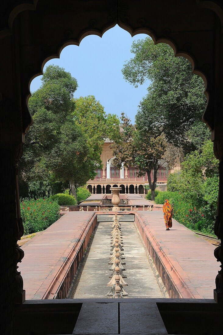 India, Rajasthan, Deeg, Gopal Bhawan palace