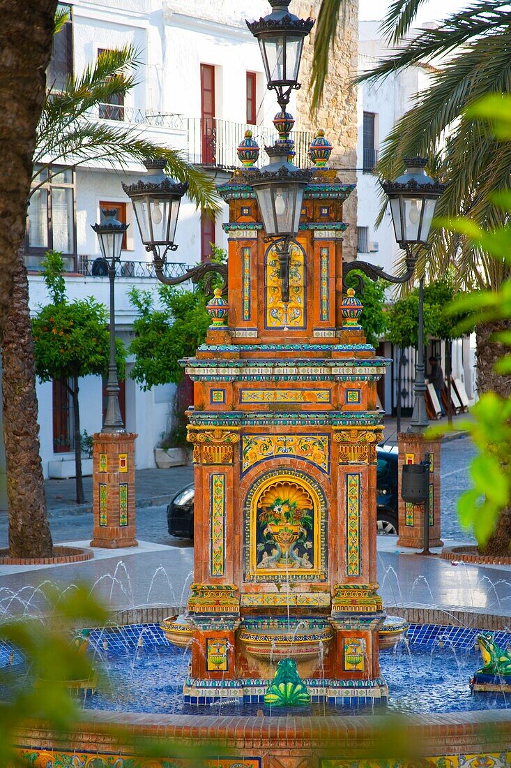 Downtown of Vejer de la Frontera, Cadiz, Andalusia, Spain