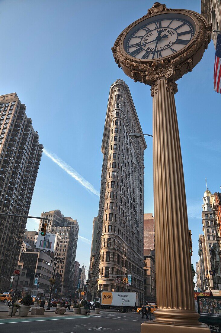Flatiron building at 23rd Street in Manhattan, New York City, United States of America