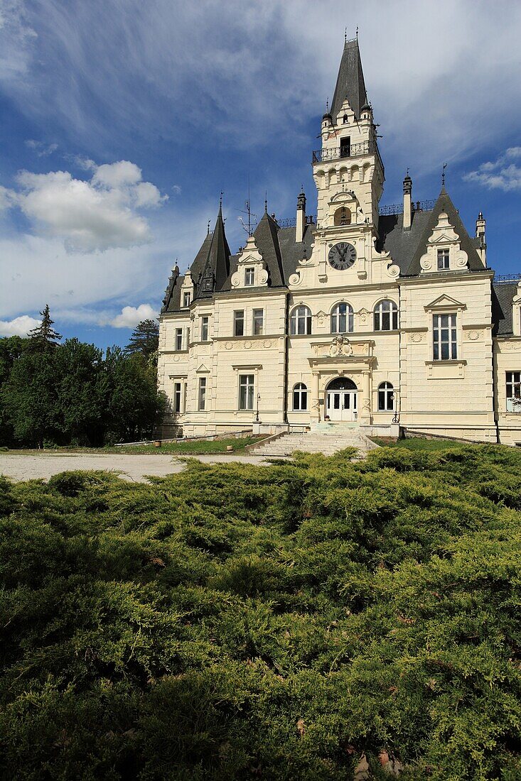 The romantic manor house in Budmerice, Slovakia