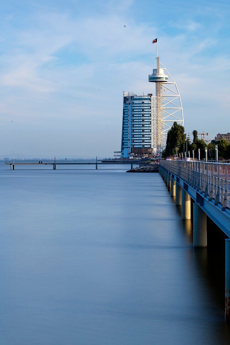 Vasco da Gama Tower, Lisbon, Portugal, Europe