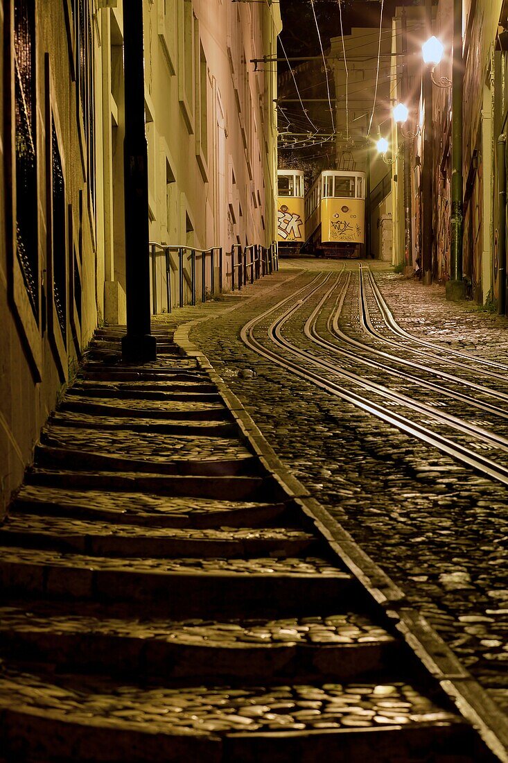 Lavra Funicular, Lisbon, Portugal, Europe