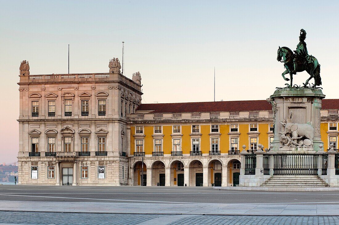 Plaza of Commerce, Lisbon, Portugal, Europe