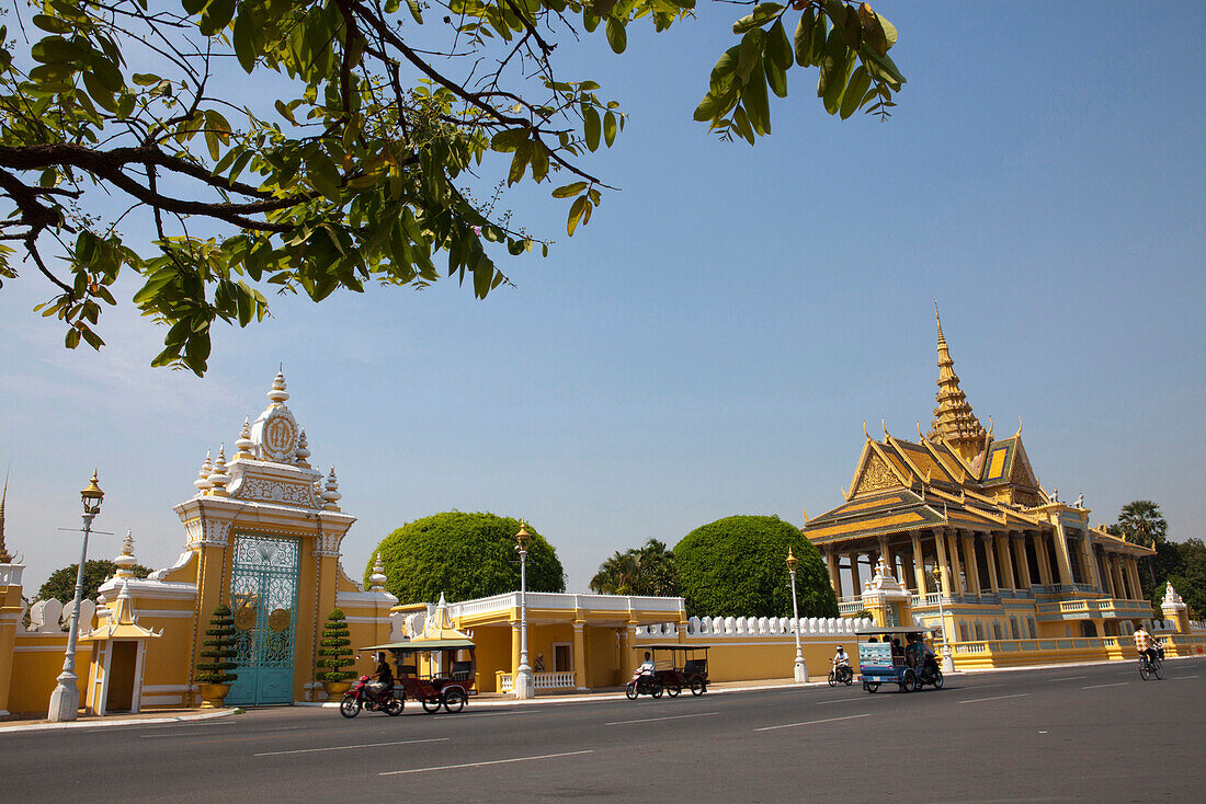 Königspalast, Phnom Penh, Hauptstadt von Kambodscha, Asien