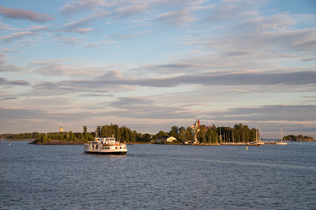 Fähre Suokki im Hafen, Helsinki, Südliches Finnland, Finnland, Europa
