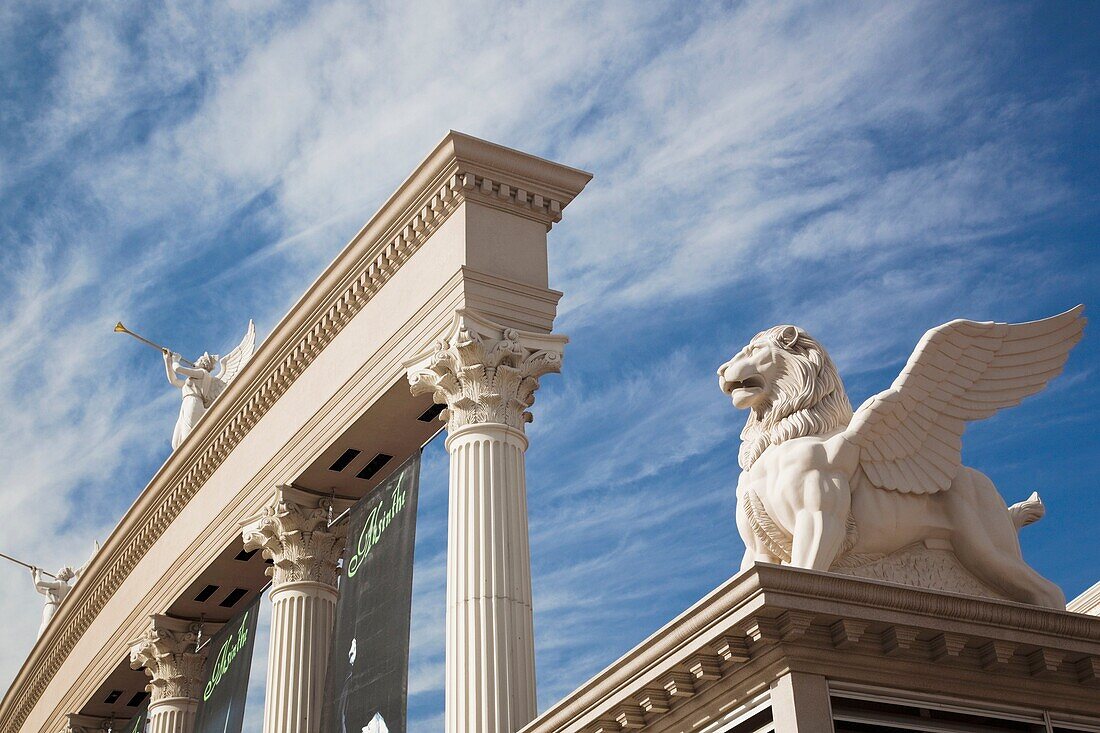 USA, Nevada, Las Vegas, The Strip, Las Vegas Boulevard, Caesars Palace Hotel, detail