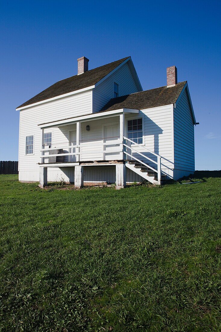 USA, California, Northern California, North Coast, Eureka, Fort Humbolt Historical Park building