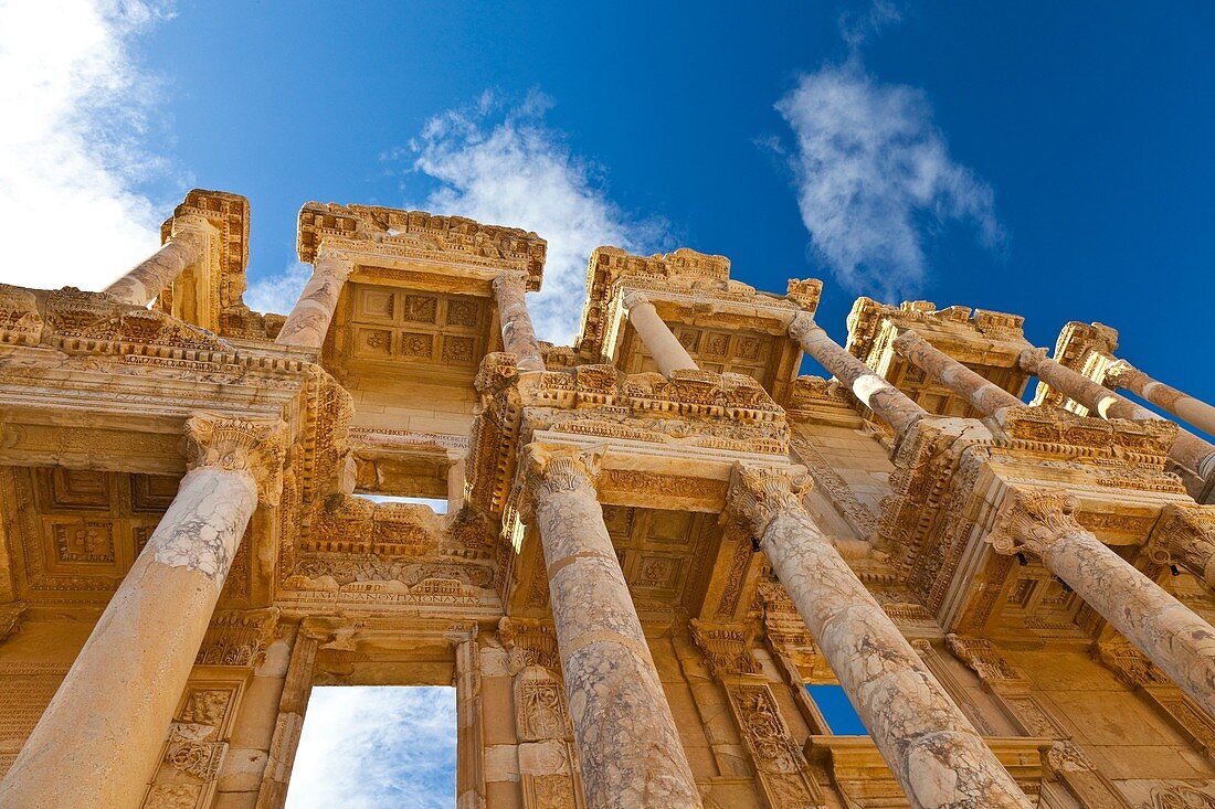 Library of Celsus, Efeso, Mediterranean Sea, Region IZMIR ESMIRNA, SELÇUK, TURKEY
