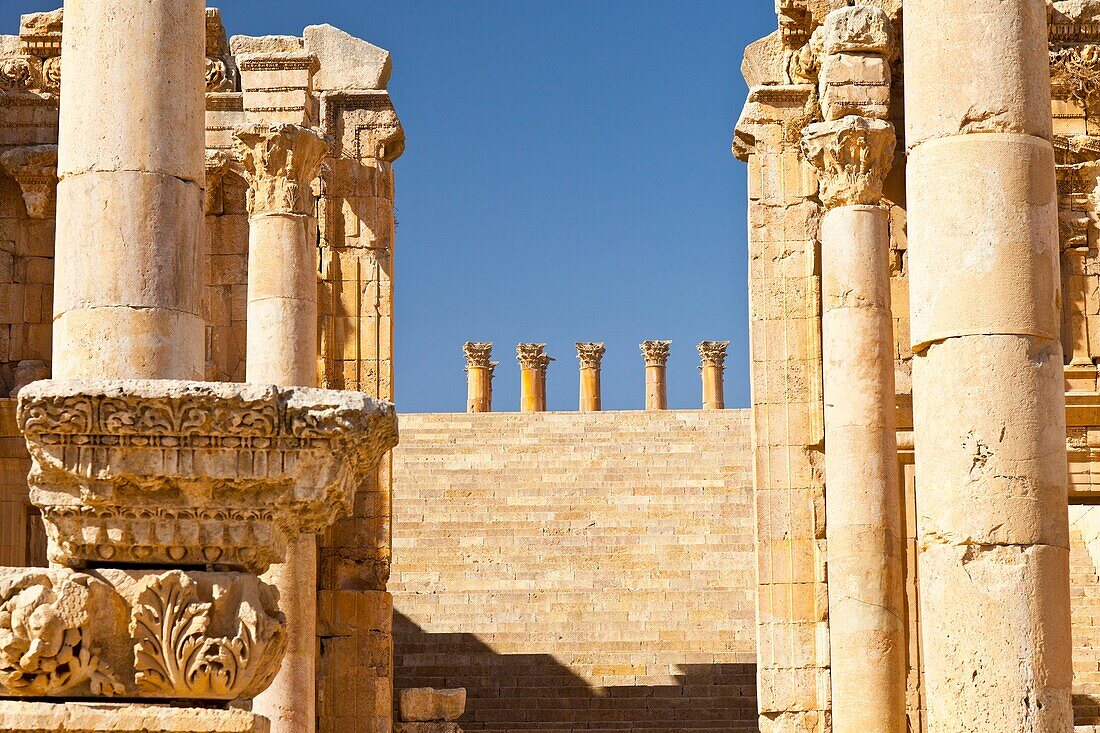 Propylaeum, Greco-Roman city of Jerash, Jordan, Middle East