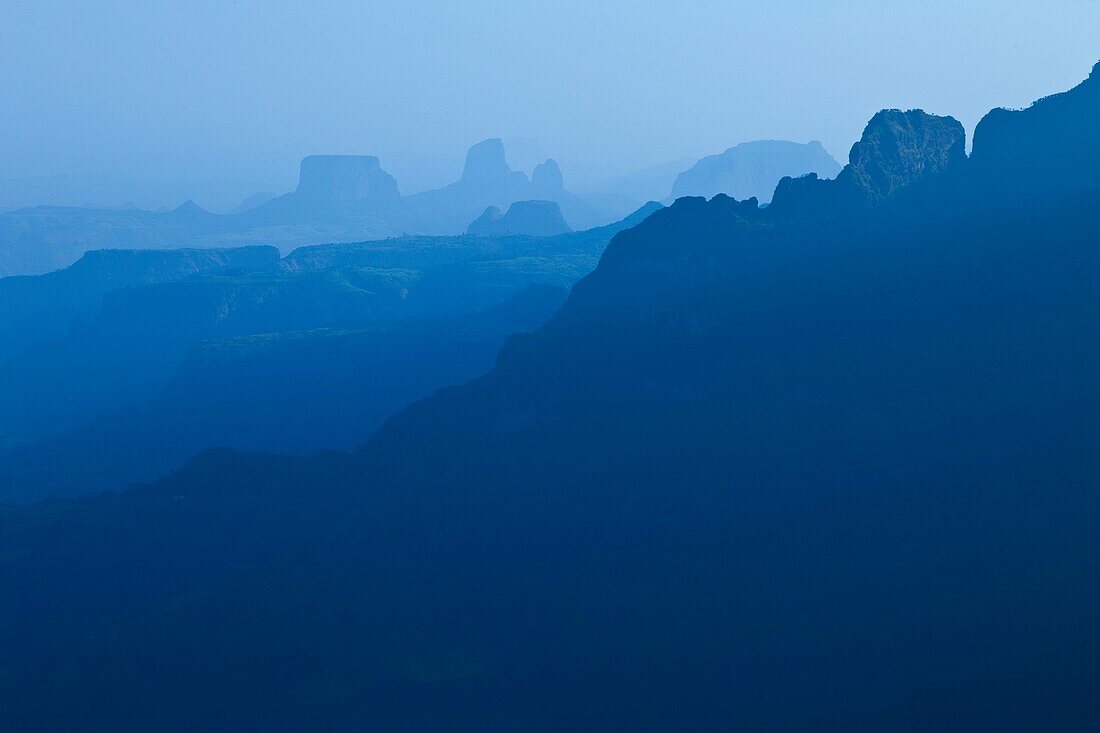 Simien Mountains National Park, Ethiopia, Africa