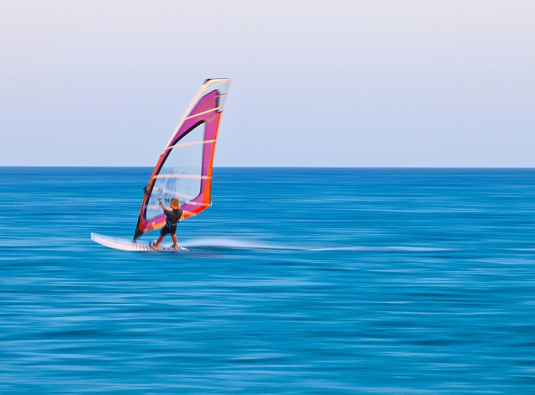 Windsurf  Prasonisi, Southern Coast, Rhodes Island, The Dodecanese Archipelago, Greece, Europe