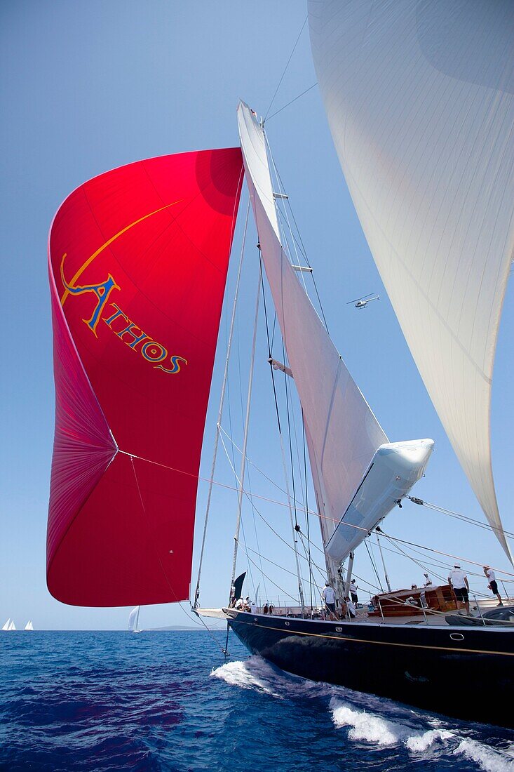 Athos beim Superyacht-Cup in Palma de Mallorca, Spanien