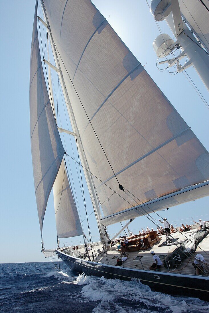 Athos auf dem Superyacht Cup in Palma de Mallorca, Spanien