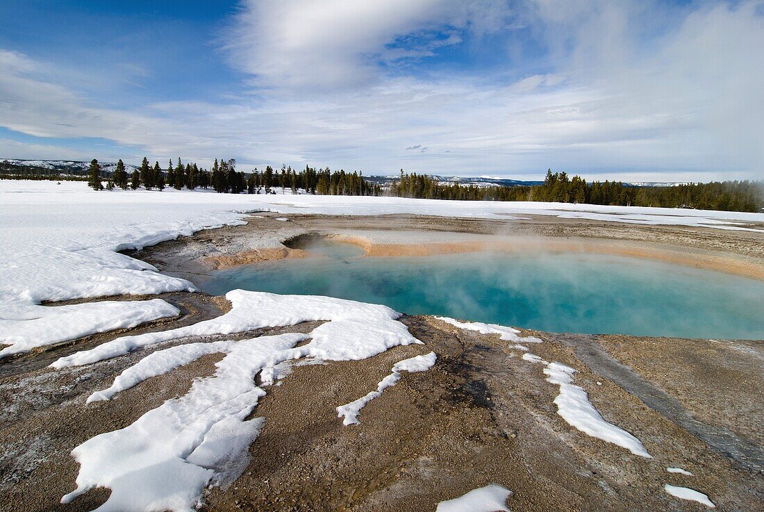 Turquoise Pool, Midway Geyser Basin, Yellowstone National Park, WY