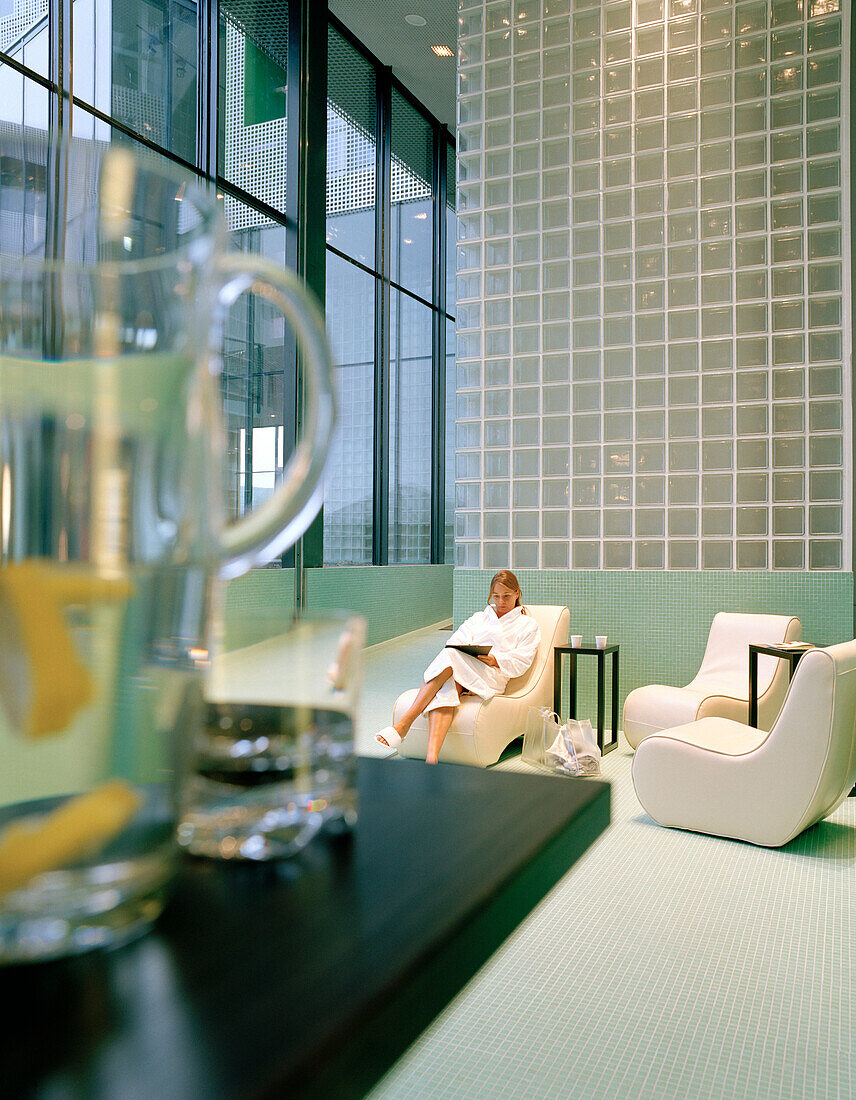 Spa reception in a hotel, Langenlois, Lower Austria, Austria