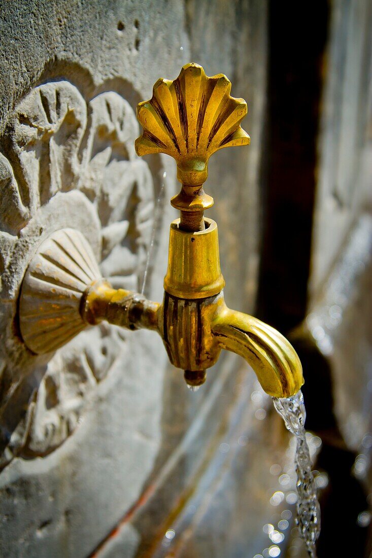 Ablutions fountain  Mevlana Museum  Konya  Konya province  Turkey