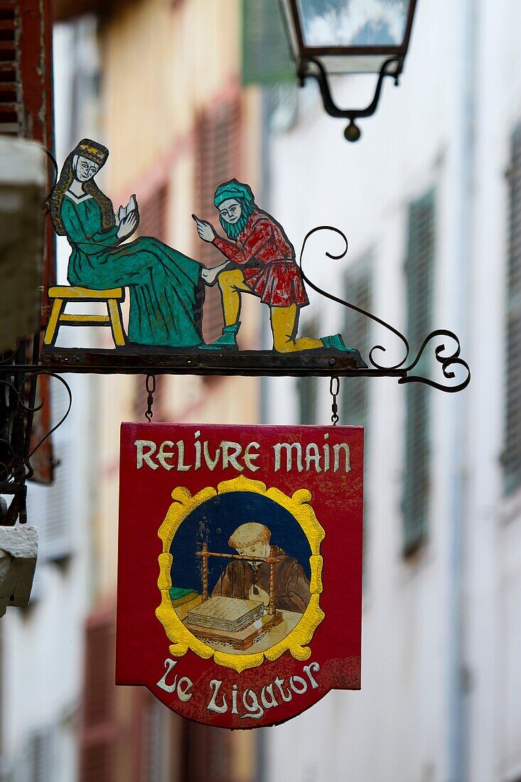 Sign  Rue des Faures  Bayonne   Pyrénées-Atlantiques, France