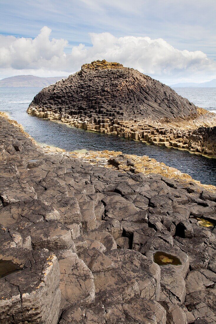 Staffa island near Isle of Mull, Argyll and Bute, Scotland