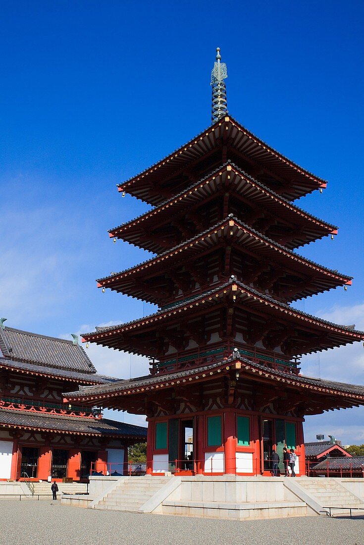 Shitennoji Temple,Osaka, Japan,Asia