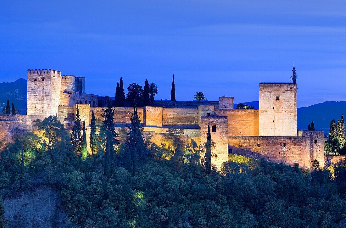 Alcazaba,Alhambra, Granada Andalusia, Spain