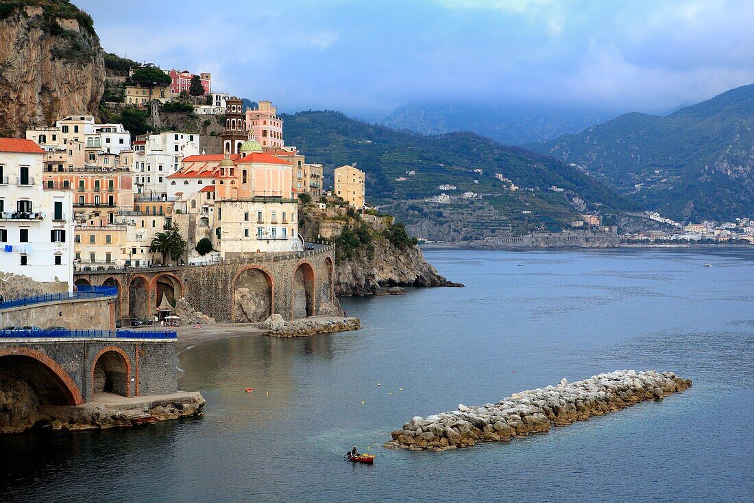 Altrani village near Amalfi, Campania, Italy