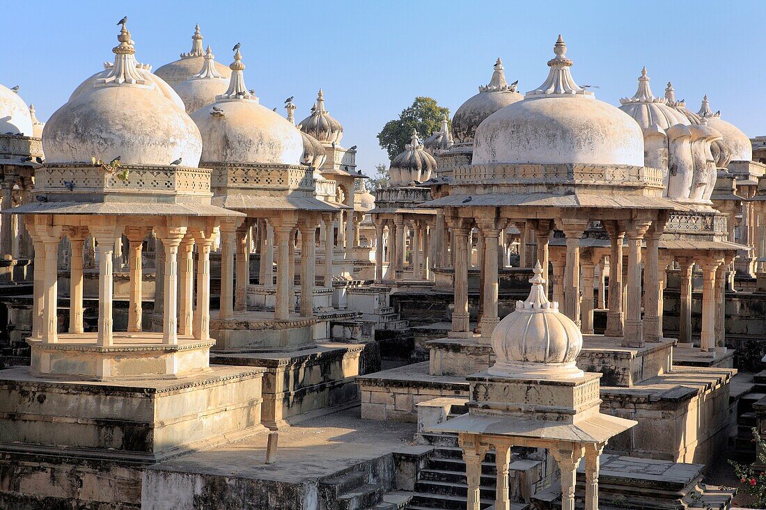 Chattri Royal tombs, Ahar, Udaipur, India