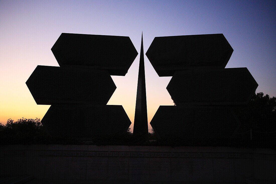 Yad vashem Holocaust memorial, Jerusalem, Israel