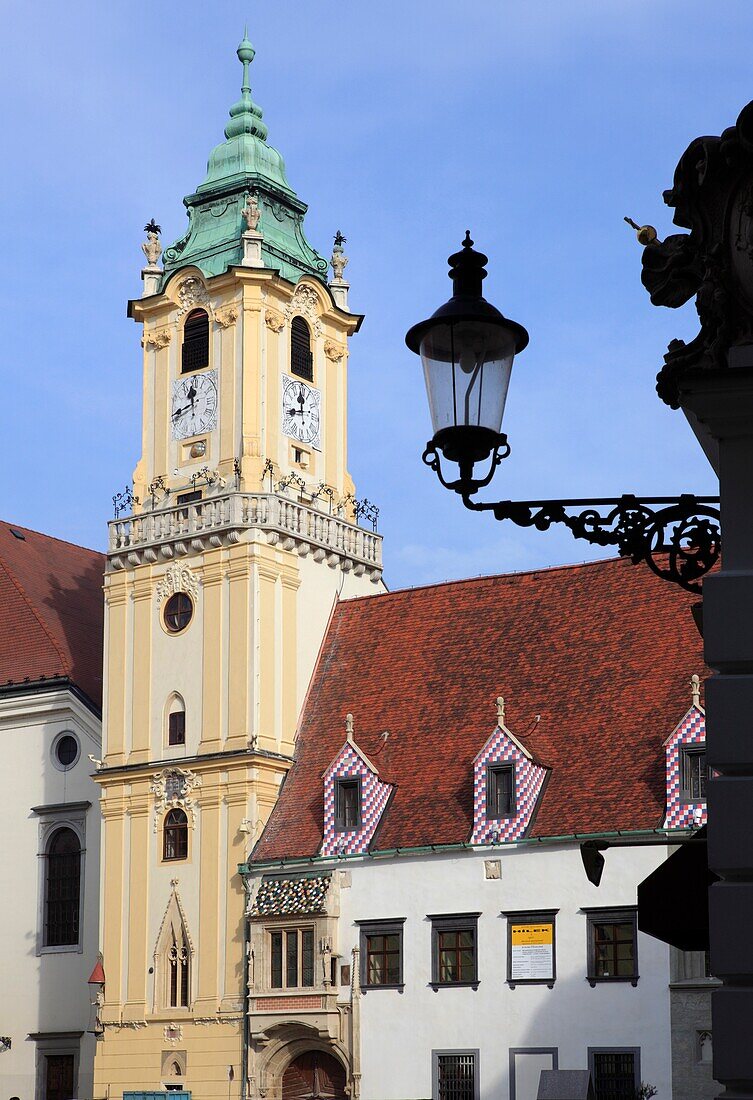 Old Town Hall in the center of Bratislava, Slovakia